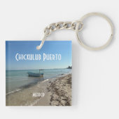 Porte-clés Chicxulub Puerto, Mexique - Porte - clé acrylique (Dos)