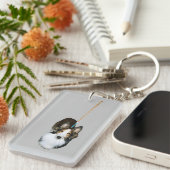 Porte-clés Chien à la broche (Devant droit)