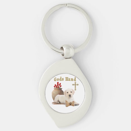 Porte-clés Chien à main (Devant)