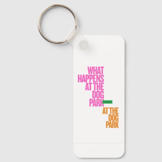 Porte-clés Chien animal chiot amour drôle (Recto)