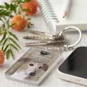 Porte-clés Chien Au Vin Greyhound (Devant droit)