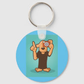 Porte-clés Chien Avec Caméra (Recto)