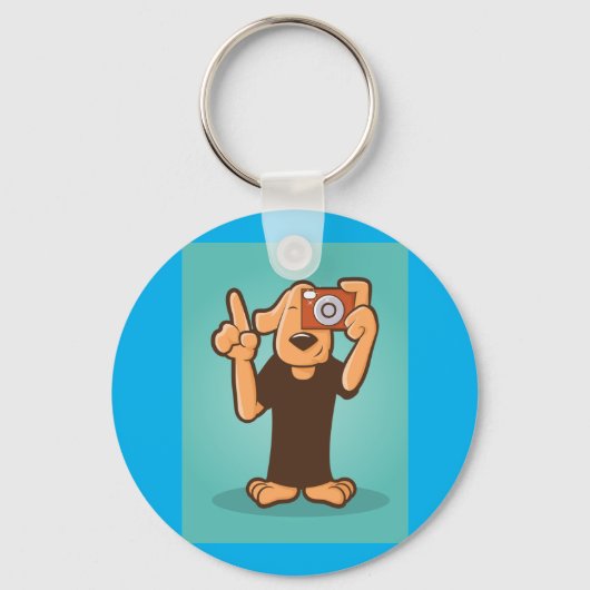 Porte-clés Chien Avec Caméra (Verso)