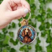 Porte-clés Chien avec détails vibrants (Main)