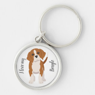 Porte-clés chien beagle