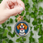 Porte-clés Chien Beagle mignon (Main)