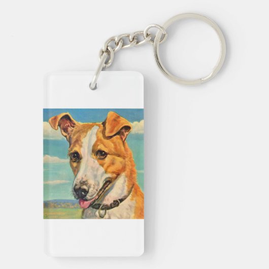 Porte-clés chien beau chien (Dos)