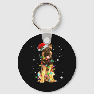 Porte-clés Chien Berger Allemand Arbre Noël Christmas Cadeaux