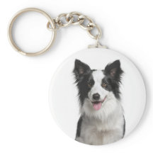 Porte-clés Chien Border Collie Puppy Amour