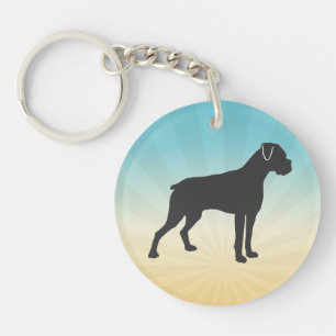 Porte-clés Chien Boxer