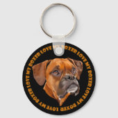 Porte-clés Chien Boxer (Recto)