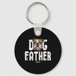 Porte-clés Chien Bulldog Père Bulldog Le Dogfather Ruff Life