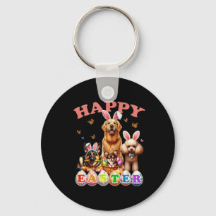 Porte-clés Chien Bunny Oreilles Joyeuses Chasse aux oeufs de