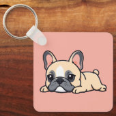 Porte-clés Chien carlin (Recto)