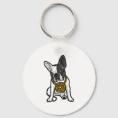 Porte-clés Chien Carlin de Style de Rue (Recto)