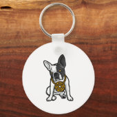 Porte-clés Chien Carlin de Style de Rue (Recto)