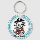 Porte-clés Chien Chien Chien Chien Chien Pirate (Recto)