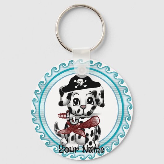 Porte-clés Chien Chien Chien Chien Chien Pirate (Recto)