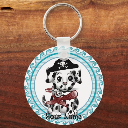 Porte-clés Chien Chien Chien Chien Chien Pirate (Recto)