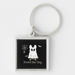 Porte-clés Chien-chien français Halloween Chien-chien-chien-c