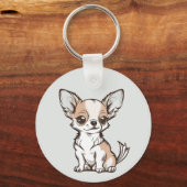 Porte-clés Chien Chihuahua (Verso)
