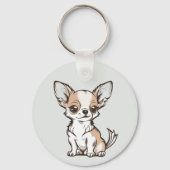 Porte-clés Chien Chihuahua (Verso)