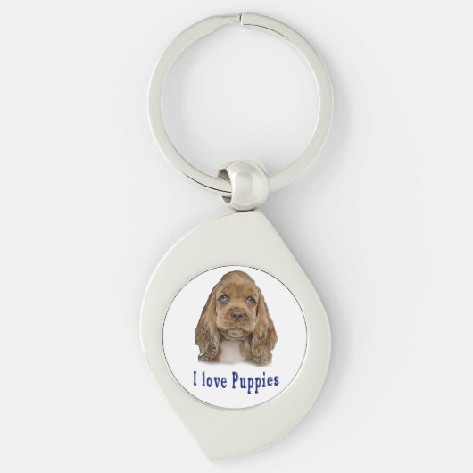 Porte-clés Chien chiot (Devant)