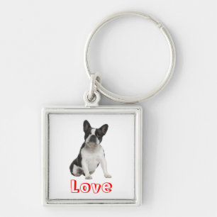 Porte-clés Chien Chiot Bouledogue Français Mignon