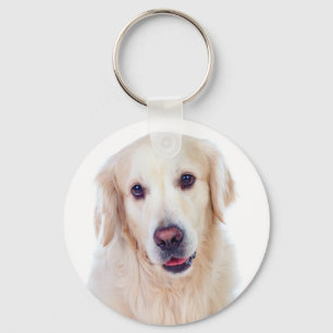 Porte-clés Chien Chiot Retriever Doré Amour