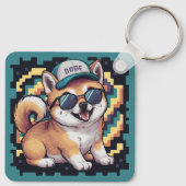 Porte-clés Chien chiot Shiba Inu (Dos)