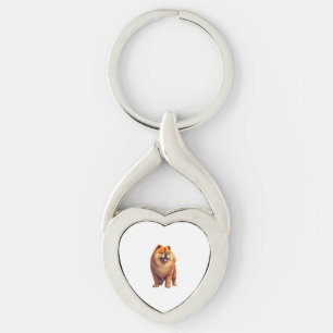 Porte-clés Chien Chow Chow Race de Chien Chinois pour un Chow