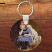 Porte-clés Chien Comforting Girl - Sympathie de R.Briton (Recto)