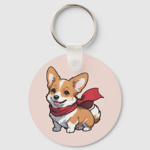 Porte-clés chien Corgi gallois