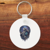 Porte-clés Chien Crystal Moon Forêt Enchantée_1 (Recto)
