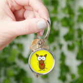Porte-clés Chien de bande dessinée (main)
