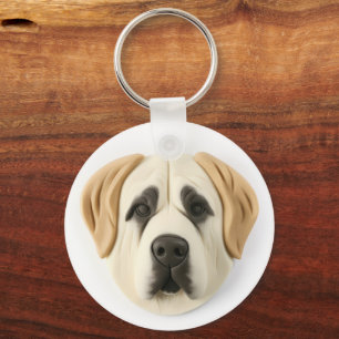Porte-clés Chien de berger d'Anatolie 3D Inspiré