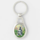 Porte-clés Chien de Berger hirsute (Devant)