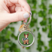Porte-clés Chien de bétail australien (main)