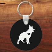 Porte-clés Chien de bétail australien (Recto)