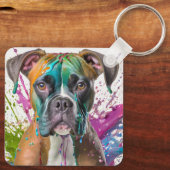 Porte-clés Chien de boîte (Verso)
