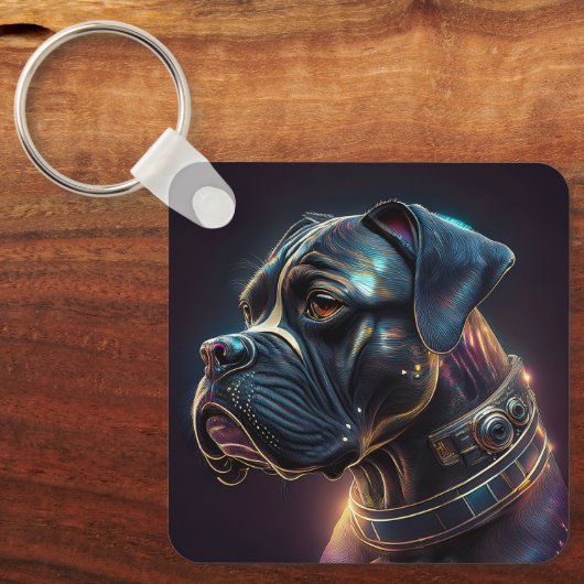 Porte-clés Chien de boîte à vapeur (Recto)