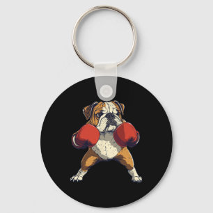 Porte-clés Chien De Chien De Chien De Chien De Chien En Boxer