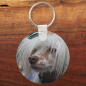 Porte-clés Chien de Chine arrêté (Recto)