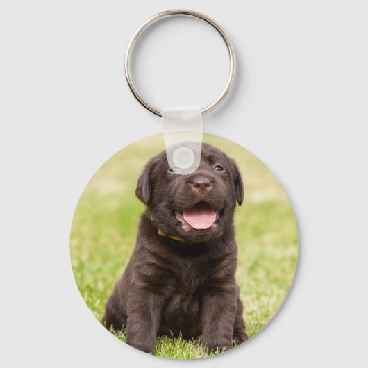Porte-clés Chien de chiot mignon (Recto)