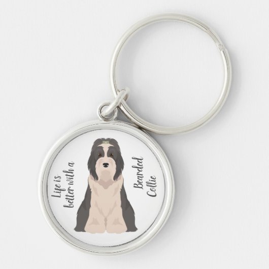 Porte-clés Chien de Collie (Devant)