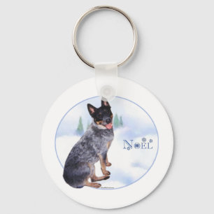 Porte-clés Chien de combat australien Noel - Porte - clé