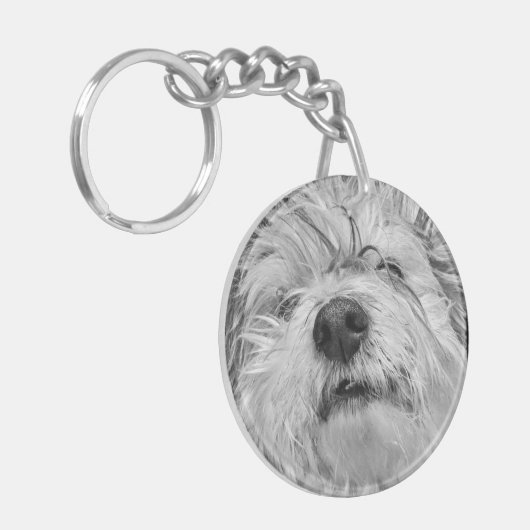 Porte-clés Chien de Coton de Tulear (Devant gauche)