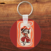 Porte-clés chien de cowboy (Recto)