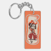 Porte-clés chien de cowboy (Devant gauche)