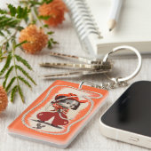 Porte-clés chien de cowboy (Devant droit)